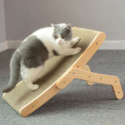 Solid Wooden Cat Scratcher